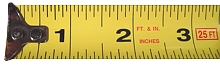 full tape measure marks